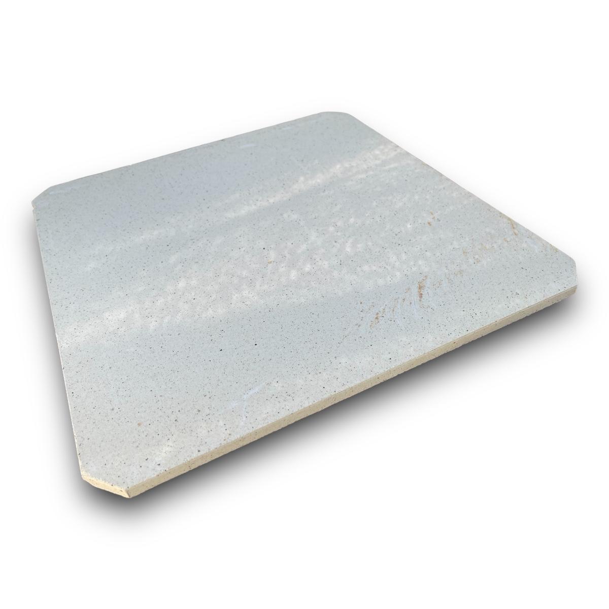 1 Placa Refractaria 13.5 x 13.5" - Base lisa de cordierita para hornos