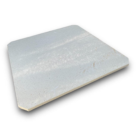 1 Placa Refractaria 13.5 x 13.5" - Base lisa de cordierita para hornos